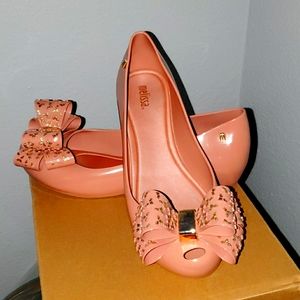 Melissa peep toe jellies